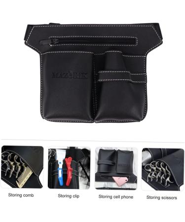 Beaupretty Makeup Gadgets Barber Waist Bag Leather Waist Tool Comb Mini Belt Bag braiding Hair Rack Scissor Holder Makeup Waist Belt Barber Scissors Salon to Weave Brush Belt 25x19cm - Buy Online on GoSupps.com