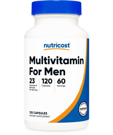 Nutricost Multivitamin for Men 120 Capsules - Vitamins and Minerals for The Healthy Man 120 Count (Pack of 1)