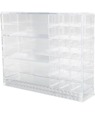 Fictory Diamond Lipstick Powder Cabinet - Organize and Display Cosmetics - Space Saving Transparent Shelf - Buy Online on GoSupps.com