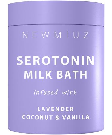 Creamy Coconut Lavender Milk Bath Soak Powder - Moisturize Soften Skin - Calm Vanilla Luxury Spa Salt Mother's Birthday Christmas Destress Relaxation Gifts for Women Perfect Stocking Stuffers
