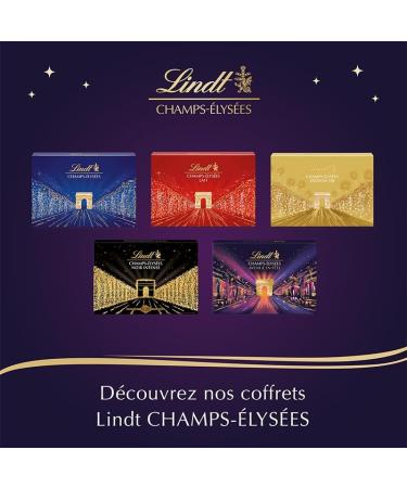 Lindt - Bo te CHAMPS- LYS ES dition Avenue en F te - Assortiment de Chocolats au Lait Noirs et Blancs - Pralin s Croustillants et Onctueux - Id al pour No l 177g - Buy Online on GoSupps.com