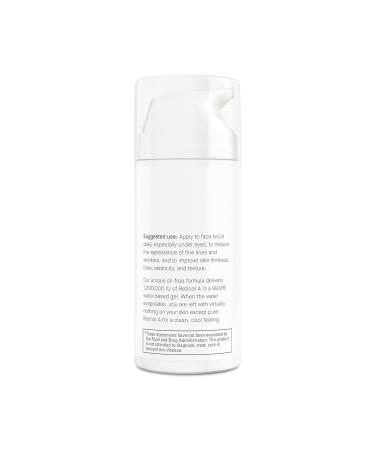 Retinol-A Gel | Best Anti-Aging Moisturizer for Fine Lines & Wrinkles | Daily Vitamin A Facial Gel | Smooth Firm Youthful Skin (3.4 oz - Buy Online on GoSupps.com