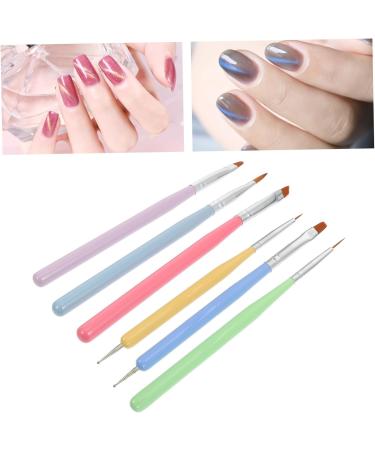Housoutil 1 Set Nail Pen Gel Nail Brush Nail Supplies Kit Nail Painting Brushes Kit De U as De Gel Nails Supplies Builder Brush Nail Kits Nail Dotting Tool Kit Manicure Lotus Wood Nail Set 16X0.8X0.8CM Assorted Color 1 - Buy Online on GoSupps.com