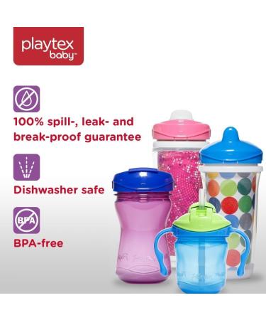 Playtex Baby Sipsters Spill-Proof Kids Straw Cups Stage 3 (12+ Months) Pack of 2 Cups (Styles May Vary) - Buy Online on GoSupps.com