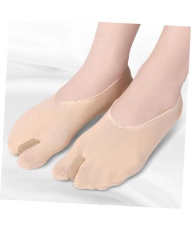 Hemoton 1 Pair Separator Boat Socks - Men's Invisible Socks for Valgus Big Toe Correction - Portable Stretcher Orthotics Bandage Stockings - 17.8x8cm - Buy Online on GoSupps.com