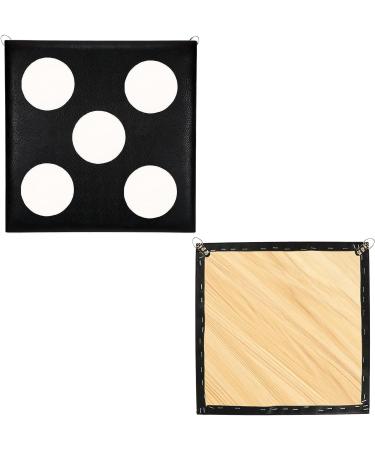 Leather Square Fencing Target for Foil, Saber, and Epee - Black, One/Five Bullseye - Buy Online on GoSupps.com