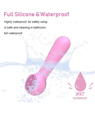 Silicone Cleansing Apparatus Electric Soft Silicone Cleansing Brush Waterproof Electric Face Cleansing Brush 3 Modes Deep Cleansing & Gentle Exfoliating for All Skin Types (Pink) - Buy Online on GoSupps.com