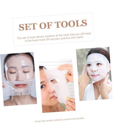 Mikinona 1 Set Four Piece Facial Mask Bowl DIY Facial Mask Tools Facial Mask Mixing Tools Makeup Kit Beauty Mask Facial Kit Skin Mask DIY Bowl Tool Mask Applicator Wooden - Buy Online on GoSupps.com