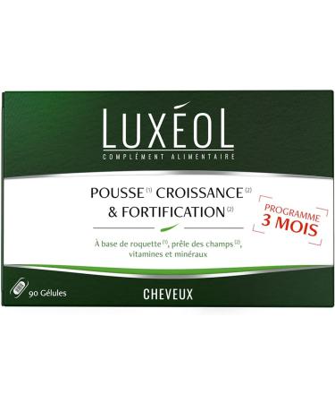 LUX OL - Gummies Pousse Cheveux - Stimulation Du Bulbe Capillaire - Ar me Naturel Go t Fraise - 60 Gummies & Pousse Croissance & Fortification - Compl ment Alimentaire - 30 G lules - Buy Online on GoSupps.com