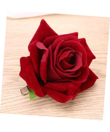 minkissy 2 1 Hibiscus Hair Clip Red Artificial Flowers Flower Hair Clips for Women Hair Clips for Women Thick Hair Rose Hairpin Rose Flower Hair Comb Hair Piece Blossom Hair Accessories medium Rosso - Buy Online on GoSupps.com