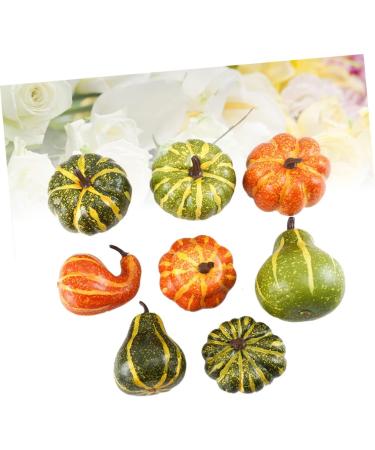 Ciieeo 8pcs Pumpkin Decor Halloween Pumpkin Halloween Fake Fruit Fall Pumpkins Decoration Foam Pumpkin Halloween Mini Pumpkin Microgreens Water Bird Whistle Decorate Artificial - Buy Online on GoSupps.com