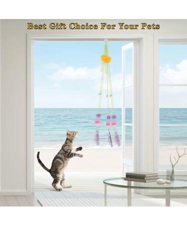 selcouth yyds Interactive Cat Toys for Indoor Cats Adult Door Hanging Cat Toy for On Doorcase Doorknob Window(2Pcs) - Buy Online on GoSupps.com