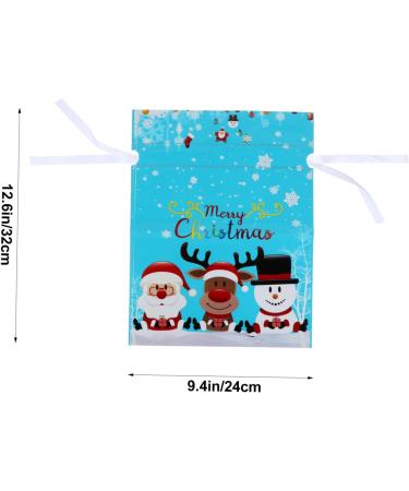 KOMBIUDA Santa Bags 6 Pcs Biscuit Drawstring Bag Candy Bags Xmas Goodie Bag Xmas Candy Pouch Child Christmas Bag - Buy Online on GoSupps.com