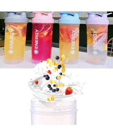 DDSHUN 500ml Protein Shaker Bottle with Mixer Ball - Lick-Safe Milkshake Cup for Sports & Supplements (Purple) - International Shipping Available - Buy Online on GoSupps.com
