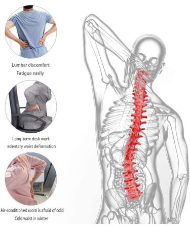 Anyingkai Adjustable Back Stretcher - Back Extension & Massage Support for Lumbar Pain Relief - 3 Steps - Black/Blue - Buy Online on GoSupps.com