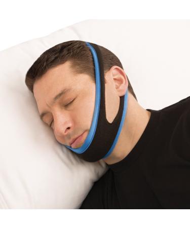 SleepPro Anti Snoring Chin Strap - Sleep Aid that Stops Snoring & Ease Breathing - Effective Snore Relief - Snore Stopper Jaw Support - Natural Comfortable & Adjustable - Buy Online on GoSupps.com