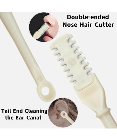 2024 Nasal Hair Cutter - 360 Rotating Manual Nose & Ear Trimmer for Men & Women | Portable 2-in-1 Design for Effortless Grooming - Buy Online on GoSupps.com