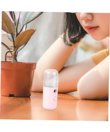 AUTSUPPL 1pc Portable Humidifier Mini Facial Mister Humidifiers with Essential Oils Mist Sprayer Pink Plastic - Buy Online on GoSupps.com