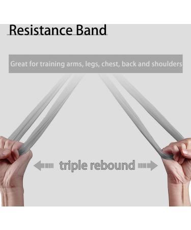 PROIRON Latex-Free Resistance Bands Set - Light, Medium, Heavy - for Strength Training, Yoga, Pilates - 2m/30lb - Home Gym Workout - Buy Online on GoSupps.com