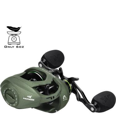 KastKing Spartacus II Baitcasting Fishing Reel | Ultralight 6oz Baitcaster with 17.6 LB Carbon Fiber Drag | 7.2:1 Gear Ratio | Palm Perfect Design - Stryker Green-7.2 - Buy Online on GoSupps.com