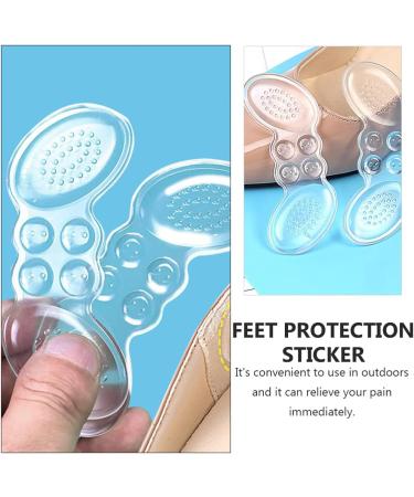 Anti-Drop Heel Protector Sticker Pad - 4 Pairs Transparent Clear Stickers for High Heels - Buy Online on GoSupps.com
