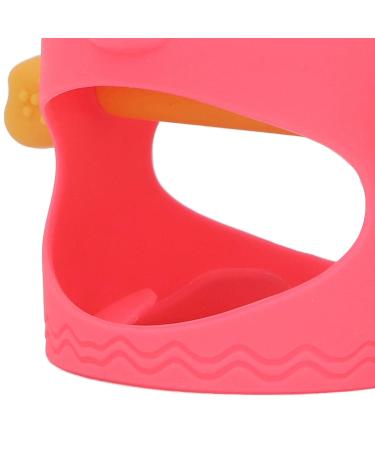 Handheld Pacifier Chew Toy - Silicone Portable Baby Teether & Soother | Watermelon Red - Buy Online on GoSupps.com
