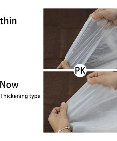 Wekioger 1.5 Gallon Small Garbage Bags 320 Counts White - Buy Online on GoSupps.com