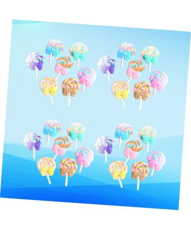 HOMSFOU 35pcs Charms Candy Gummy Charms Art Supplies Phone Case Accessories Resin Flatbacks Phone Case Patch Phone Case Ornament Lollipop Charms Phone Case with Charm Bow Tie Jewelry - Buy Online on GoSupps.com
