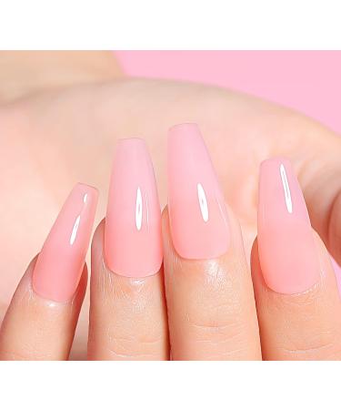 AIMEILI 8 in 1 Builder Base Gel Clear Sheer Color Nail Polish for Strengthening Nails - 10ml Pack of 1 - Buy Online on GoSupps.com