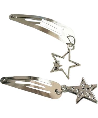 Women Hairpin Hair Clip Star Children Stage Flicker Pendant Simple Star 2000s Girls Headdress Hair Barrette - Buy Online on GoSupps.com