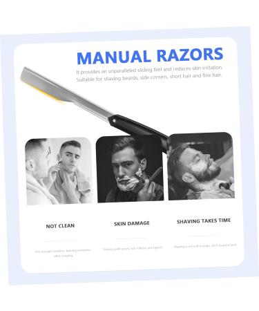 Angoily 3-Stage Hand Razor for Men | Body Trimmer Face & Eyebrow Trimmer | Premium Manual Cutlery Holder - Buy Online on GoSupps.com