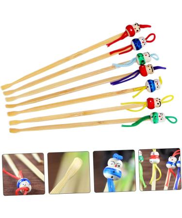 Homoyoyo 12pcs Hanging Ear Cleaners Adorable Wooden Ear Wax Removers for Random Colors Lightweight and Creative Design for Family Use - Buy Online on GoSupps.com
