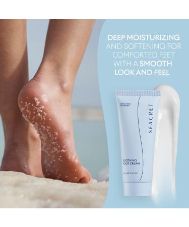 SEACRET Foot Cream with Tea Tree Oil & Dead Sea Minerals - 100ml | Hydrating & Soothing Foot Care for Optimal Health - Buy Online on GoSupps.com