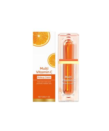 iiniim Brightening Vitamin C Serum Lightweight and Non Greasy to Revitalize and Refresh Skin for a Healthy Look Orange One Size One Size Orange