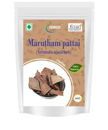 Yamkay Marutham Pattai Powder | Organic Arjuna Bark Powder | Terminalia Arjuna | Ayurvedic Heart Health Powder (700 GM, Arjuna Bark Powder)