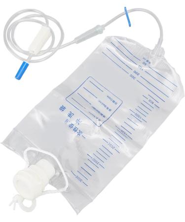 Penrux Clear Silicone Input Bag Set - 3000 ml Inlet Cleaning Bags with Hose for Home Intestinal Cleaning - Perfect for Coffee & Water Use - Buy Online on GoSupps.com