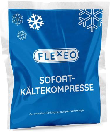 20x Flexeo Large Immediate Cooling Compress - 15x17 cm Cold Soothing Ice Packs for Fast Relief | Instant Cool Packs for Pain Relief - Buy Online on GoSupps.com