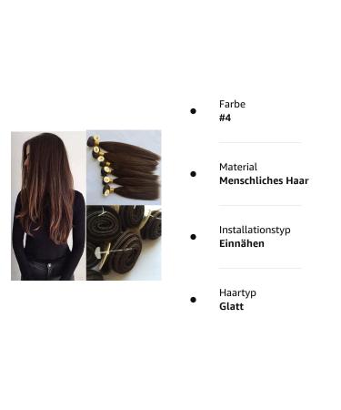 Buy Seidig Smooth Slalom Real Hair Weave Bundles - 8 (4PCs) 10 (1PC) 12 (1PC) - 200g Premium Remy Hair #4 - International Shipping Available - Buy Online on GoSupps.com