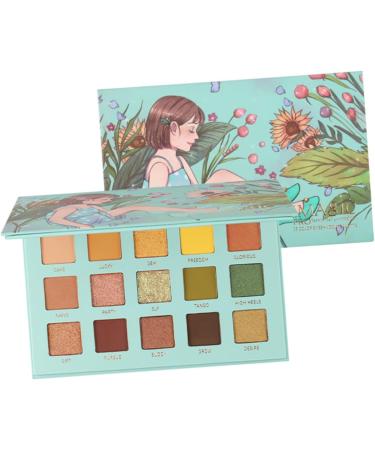 Beavorty Palette 3 pcs eye shadow Cosmetic Pallet Makeup Accessories tray make up Makeup Eyeshadow 15.2*9.8cmx3pcs Greenx3pcs - Buy Online on GoSupps.com