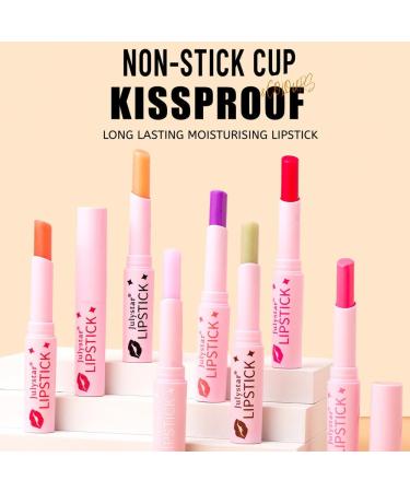 4 Pack Fruity Color Changing Lipsticks - Moisturizing and Long Lasting with Vitamin E Hydration Lightweight Texture Tinted Lip Balm with Gift Box for Girls Women (B) - Buy Online on GoSupps.com