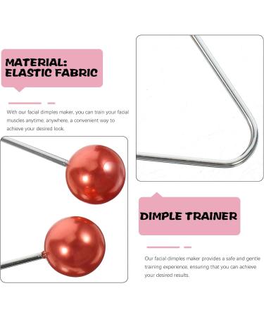PATKAW 1 Pair Dimple Makers Smile Facial Muscle Exerciser Dimple Trainer for The Face Easy to Wear and Develop Natural Dimples Red - Buy Online on GoSupps.com