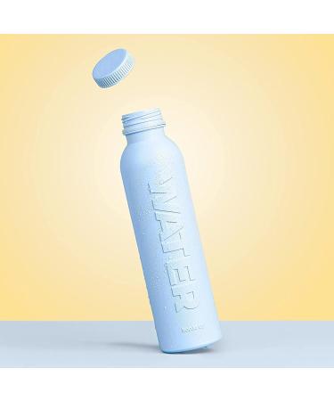 Bottle Up Reusable 500ml Water Bottle | English Still Spring Water | Beau Blue Plant-based BPA Free Eco Friendly - Buy Online on GoSupps.com