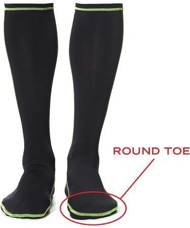 WETSOX 1mm Neoprene Thermal Wetsuit Socks - X-Large Unisex Black - Round Toe - Buy Online on GoSupps.com