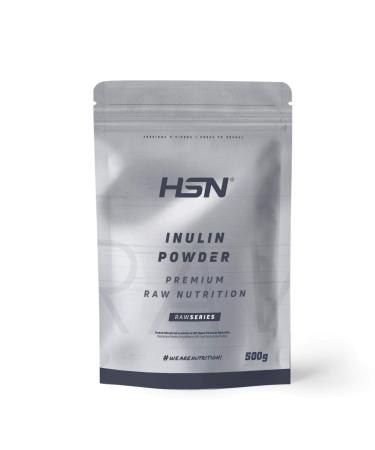 HSN Raw Inulin Powder Prebiotic Fiber Intestinal Cleansing Swelling Reduction Constipation Relief Vegan Friendly Lactose Free Gluten Free Flavor Free 500g