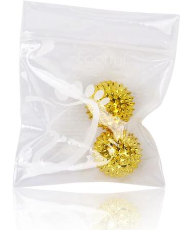 Chi -Enterprise Gold Magnetic Acupressure Balls (32mm) | Self-Healing Therapy for Pain Relief & Well-Being - Buy Online on GoSupps.com