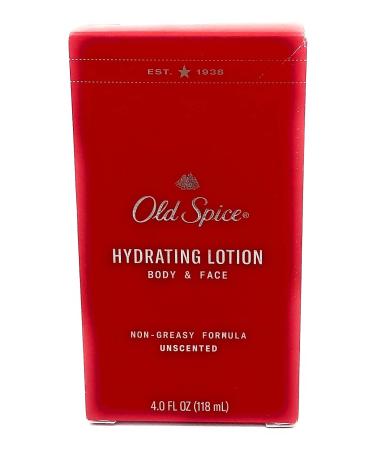 Old Spice Hydrating Body and Face Lotion, Unscented - 4 oz - Buy Online on GoSupps.com