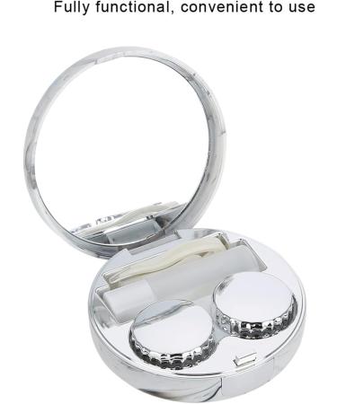 ZJchao Portable Contact Lens Container - 4 Colors Marble Design Eye Care Kit - Durable Plastic - Buy Online on GoSupps.com
