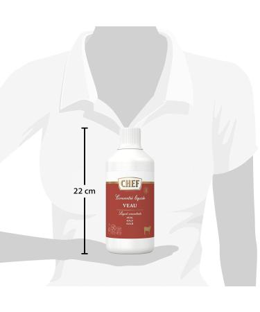 CHEF Liquid Concentrate Veal - 100% Natural Flavor Boost for Hearty Meat Dishes - 1L Pack - International Shipping Available - Buy Online on GoSupps.com