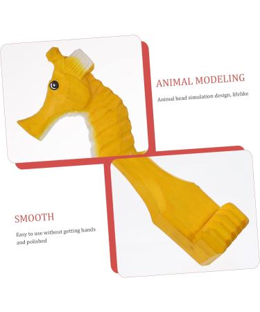 Fomiyes 2-Piece Wooden Back Scratcher Set | Handmade Acupressure Tools | Perfect Gift for Elderly | Folding Wooden Animal Carvings - Buy Online on GoSupps.com