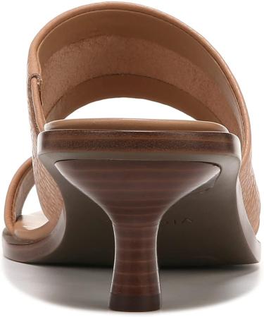 Vionic Women's Freesia Ivelle Leather Heel Sandals - Arch Support, 7.5 Macaroon - Buy Online on GoSupps.com